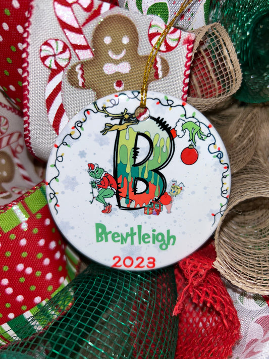 Mr. Grinch Ornaments